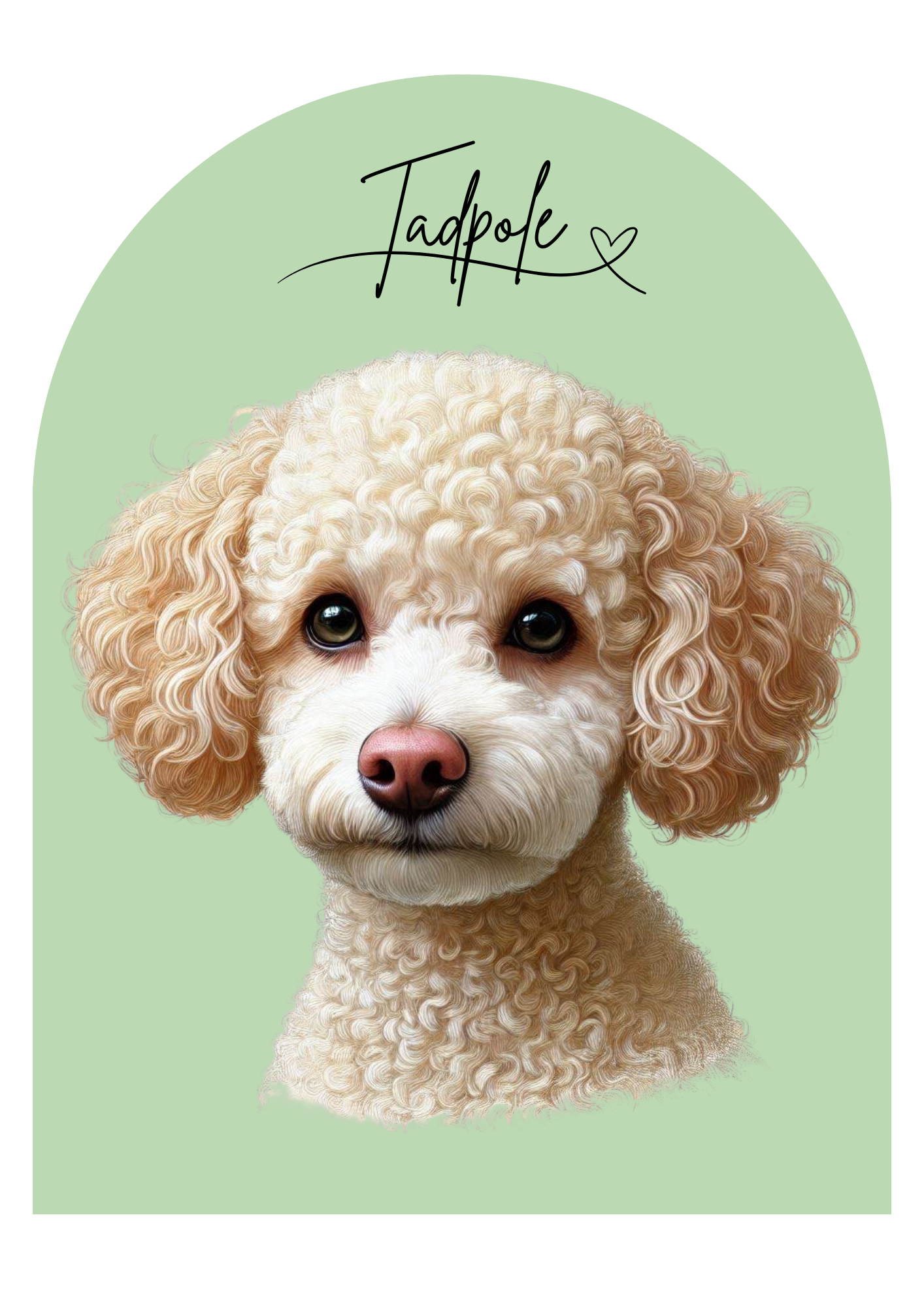 Custom Digital Pet Portrait- Unique Artwork of Your Pet - The Archway Edition (Single Pet)
